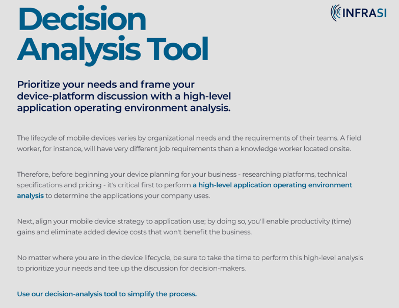 decision analysis